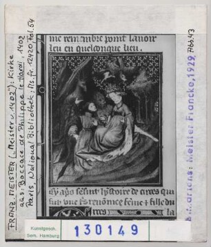Paris, Bib. Nat.: MS fr. 12420, fol. 54 (Meister von 1402, Boccaccio): Kirke