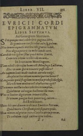 Liber septimus.