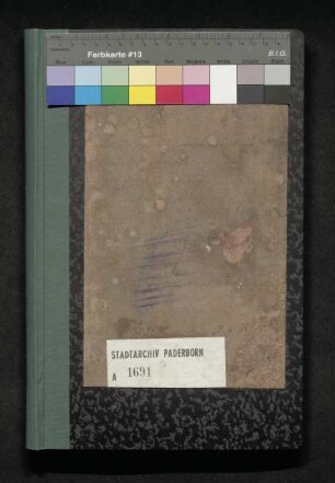 Prozeß des Einwohners Franz Huber wider die Stadt Paderborn wegen einer Forderung für 1813 angeschaffte Krippen und Raufen im Exerzierhaus