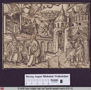 Nathan erzählt David die Geschichte vom Lamm des armen Mannes (2. Sam. 12).
