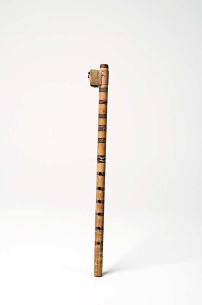 Open outer flute with finger holes