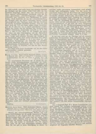 183-192 [Rezension] Besson, Marius, Nach vierhundert Jahren