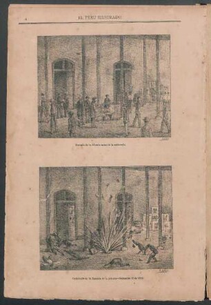 Catástrofe en la Ramada de la Aduana - Setiembre 12 de 1887.