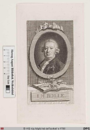 Bildnis Johann Heinrich Rolle