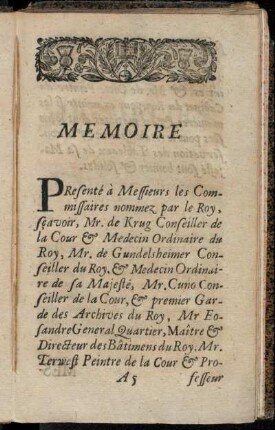 Memoire.