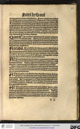 Queritur utrum definitio distributionis sit conveniens in singulis eius particulis. Dicendum quod sic quia terminus communis sercat primo et principaliter naturam communem multiplicabilem in plura supposita...