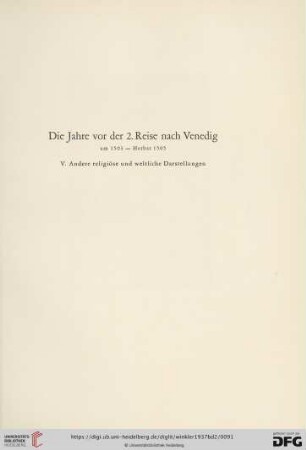 V. Andere religiöse und weltliche Darstellungen (Nr. 329 - 345)