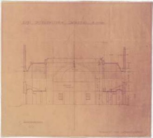 Gsaenger, Gustav; Kassel (Hessen); Kreuzkirche, Wiederaufbau - Querschnitt