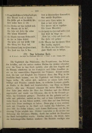 172. Das hölzerne Ross.