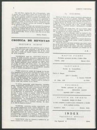 Crónica de Revistas : "Historia Nueva"