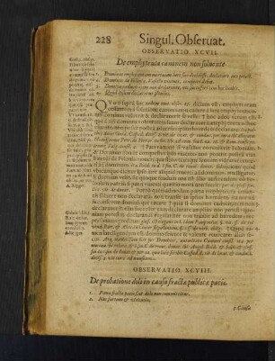 Observatio XCVIII. De probatione doli in causa fracta publicae pacis.