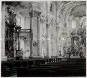 Bad Staffelstein, Basilika Vierzehnheiligen (Wallfahrtskirche), Inneres, Nordseite