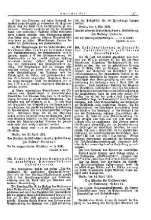 Sechster Abdruck der Anwärterliste der preußischen Studienassessoren (-assessorinnen) : [Amtlicher Teil]