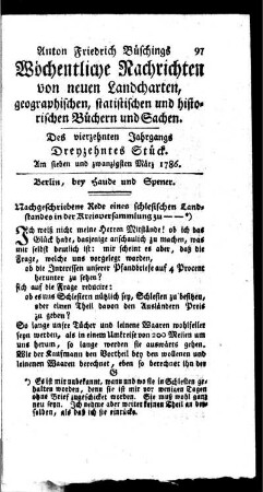 Dreyzehntes Stück