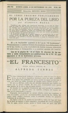 1923007304: "El francesito" : novela inédita
