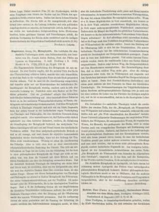 249-250 [Rezension] Hagemann, Georg, Metaphysik