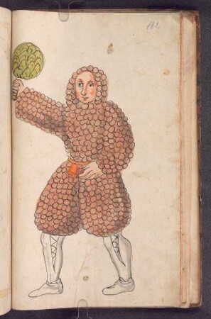 Schembartläufer 1439, Kestenmann (Kostüm aus Kastanien)