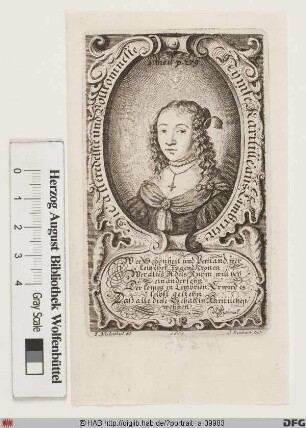 Bildnis Sibylla Ursula, Herzogin von Schleswig-Holstein-Glücksburg, geb. Prinzessin von Braunschweig-Wolfenbüttel