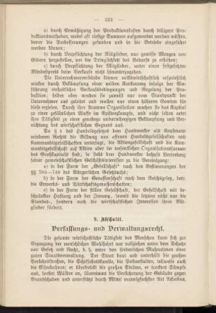9. Abschnitt. Verfassungs- und Verwaltungsrecht.