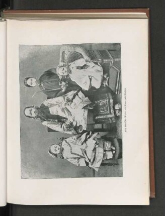 Eine chinesische Mutter mit Amme und Kindern