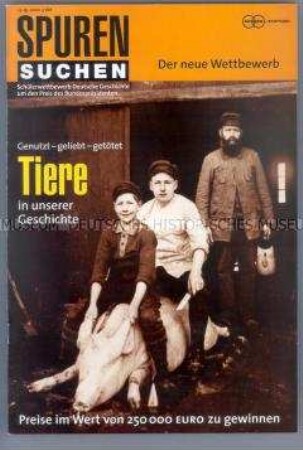 Jahreszeitschrift "Spuren suchen" zum Schülerwettbewerb Deutsche Geschichte um den Preis des Bundespräsidenten