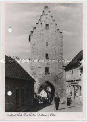 Saalfeld an der Saale, Saaltor (stadtinnere Seite)