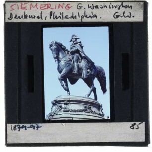 Philadelphia, Eakins Oval, Siemering, George-Washington-Denkmal