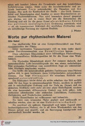 Worte zur rhythmischen Malerei