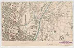 Thiersch, August ; München, Ismaningerstr.; Wohnbebauung - Lageplan