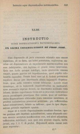 643-648 Instructio super dispensationibus matrimonialibus