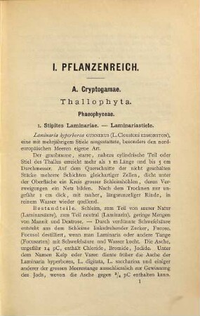 Grundriß der Pharmakognosie