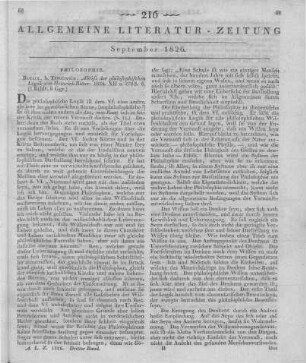 Ritter, H.: Abriss der philosophischen Logik. Berlin: Trautwein 1824