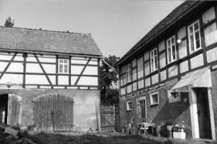 Wilsdruff-Mohorn. Bauerngut Krönert, zu welchem die Mohorner Windmühle gehörte