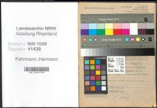 Entnazifizierung Hermann Fehrmann , geb. 01.07.1914 (Kaufmaennischer Angestellter)