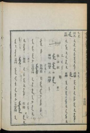 Sula gisun i hacin. jai = 散語類 第二