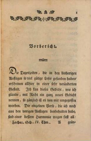 Poetische Schriften, Vierter Band