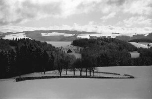 St. Märgen: Fernsicht in Richtung Breitnau