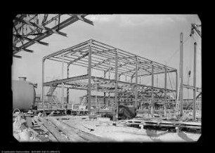 D 59, Montage, Stahlkonstruktion