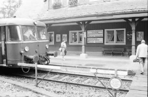 Feldberg; Bärental: Schilder: höchste Bahnsstation der DB