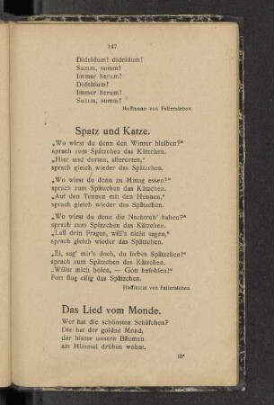 Spatz und Katze.