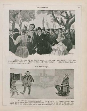 "Im Diensteifer" "Ein Vorsichtiger"