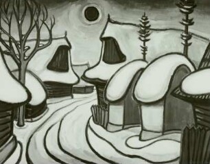 Tatradorf im Winter