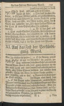 XI. Auf das Fest der Verkündigung Mariä