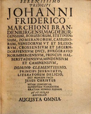Corona centum patrum et Doctorum Ecclesiae ostendens