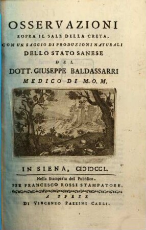 Osservazioni sopra il sale della creta