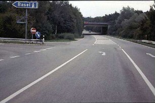 Teilknoten West von Westen