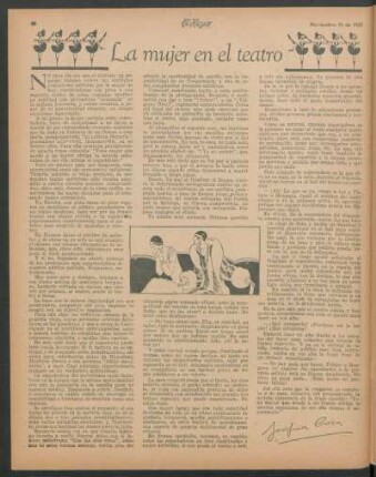 La mujer en el teatro