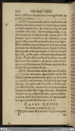 Caput XXVIII. De bonis operibus in specie
