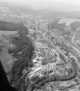 Papierfabrik in Freital-Hainsberg : Blickrichtung Südwesten