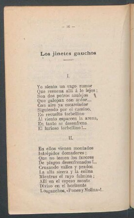 Los jinetes gauchos